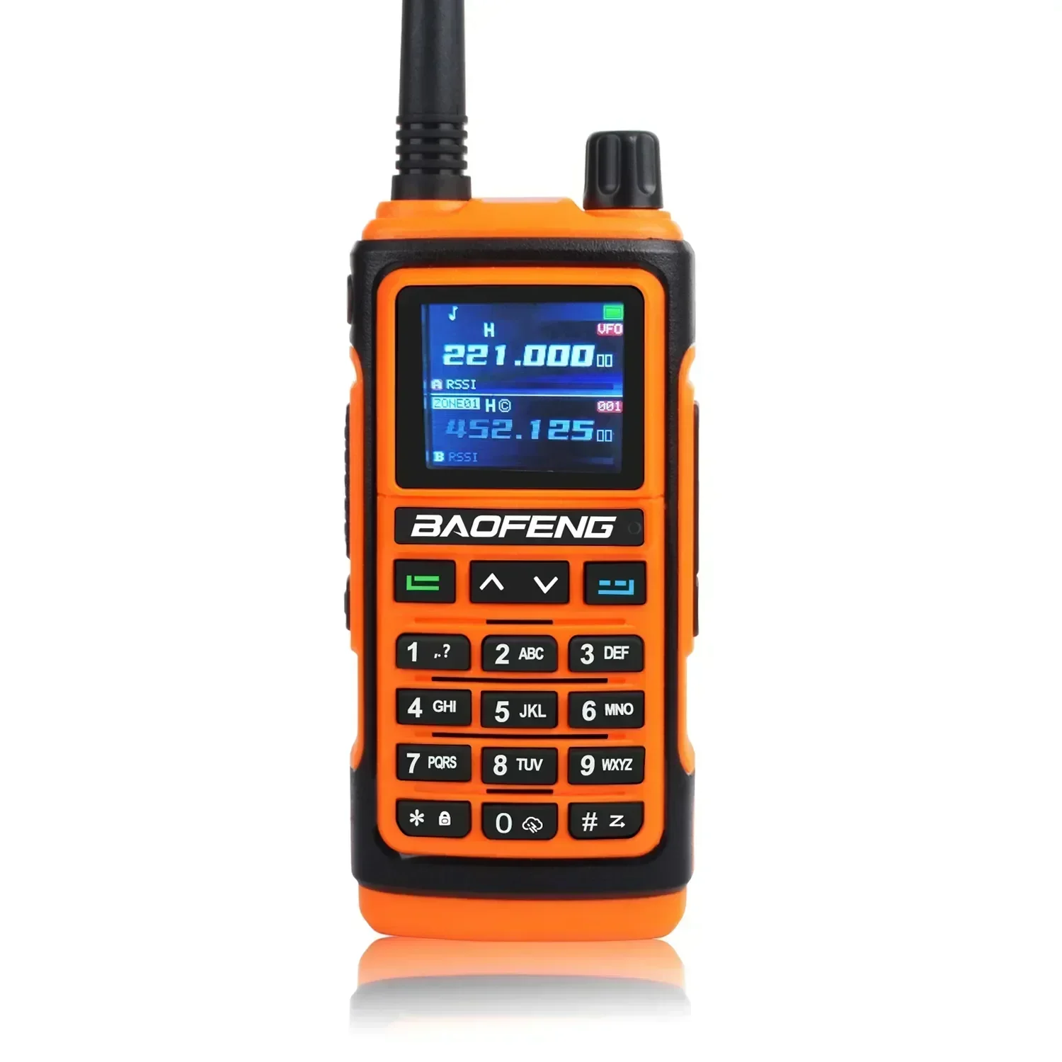 Baofeng-walkie-talkie UV-17Pro, banda de aire de 65-108MHz, VHF, UHF, 136-174MHz, 400-520MHz, Radio FM, micrófono, resistente al agua