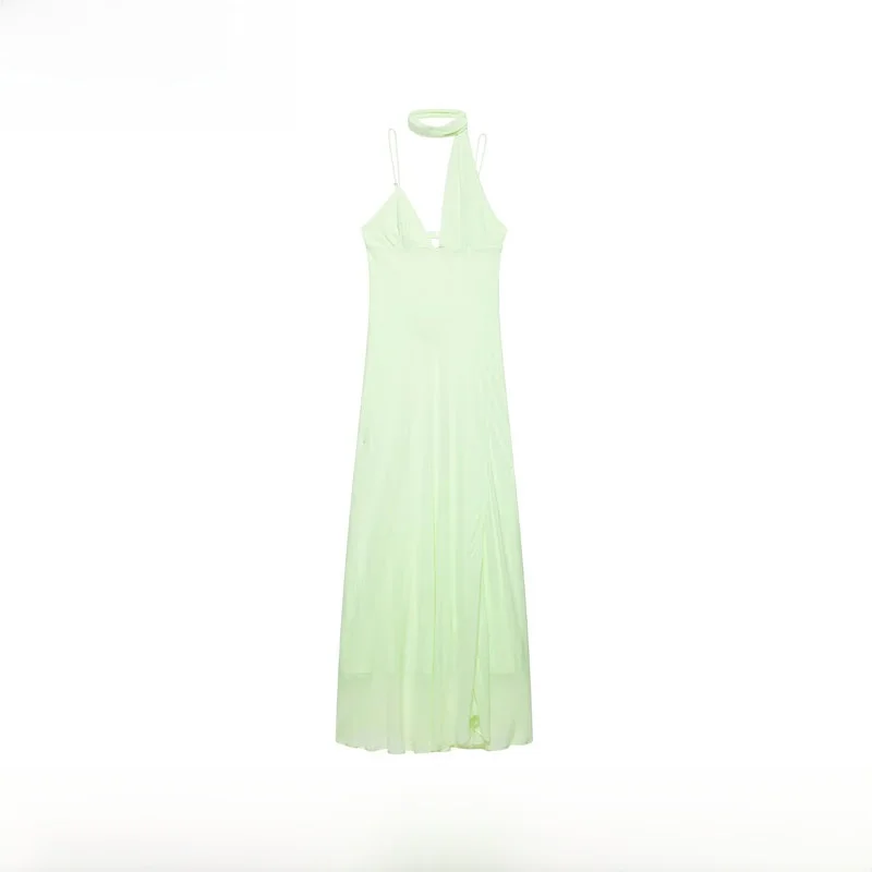 Fashionable Versatile Scarf Dress Strapless Summer New Arrival Women's H-Line Slim Fit Polyester Georgette City Commute Dress