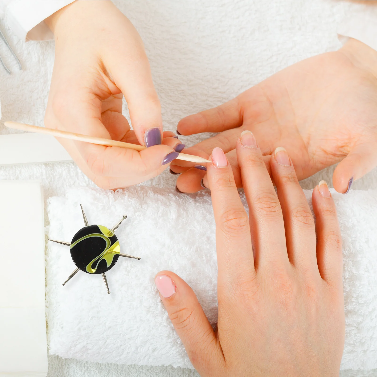 

4Pcs Circular Nail Dotting Tool Set Sturdy Materials for Long Time Use in Nail Art Dotting Tools for Nails Manicure Tools