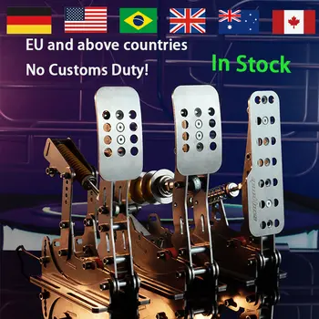 SIMJACK Ultimate Pedály Sim Racing Pedály PC Racing Simulator Tlakový senzor Snímač zatížení HE Hydraulický pedál 8 nejlepší prodej pedály Sim Racing - №4
