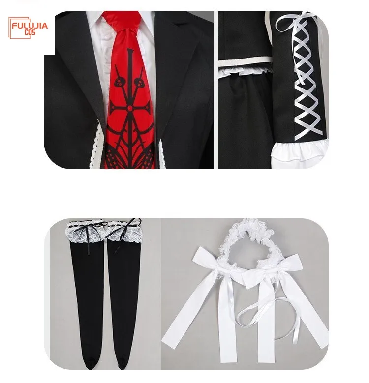 Fulujiacos Celestia Ludenberg Cosplay Costume Yasuhiro Taeko Cosplay Wig