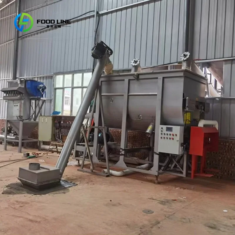 Customized Dry Mortar Plant Ceramic Tile Adhesive Mixer Wall Putty Manufacturing Line also suitable for feed mixing
