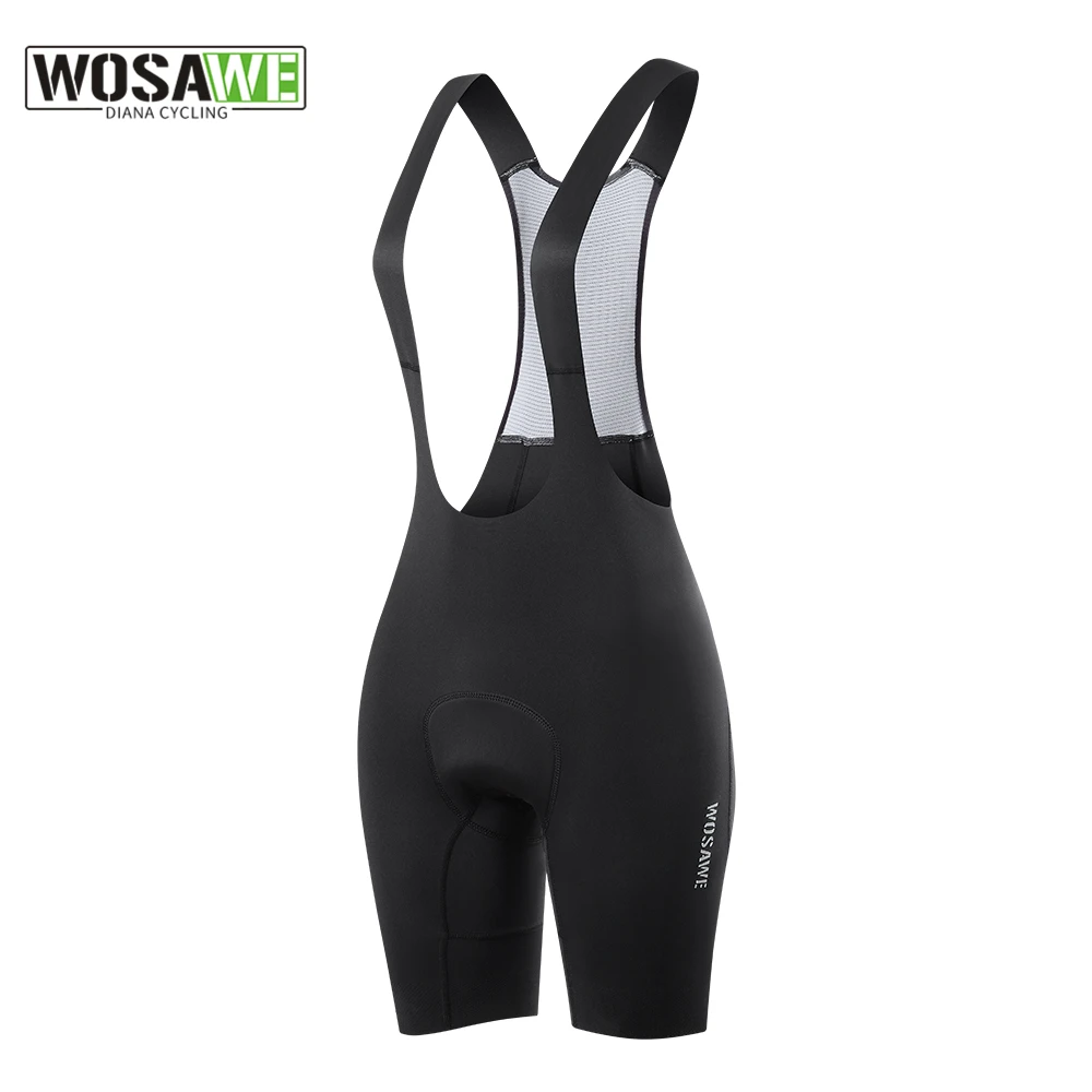 

WOSAWE Women's Cycling Bib Shorts Seamless Breathable Cycling Bibs with Comfortable Pad High Quality Women's Cycling Shorts