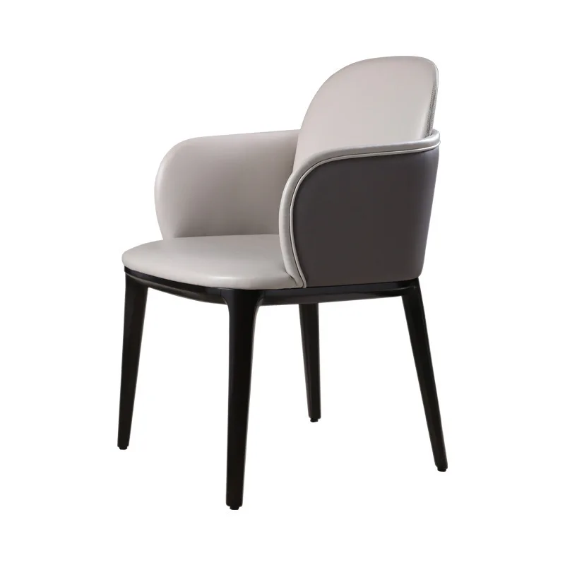 

Simple, modern, light luxury, dining chair, negotiation, solid wood, living room, leisure