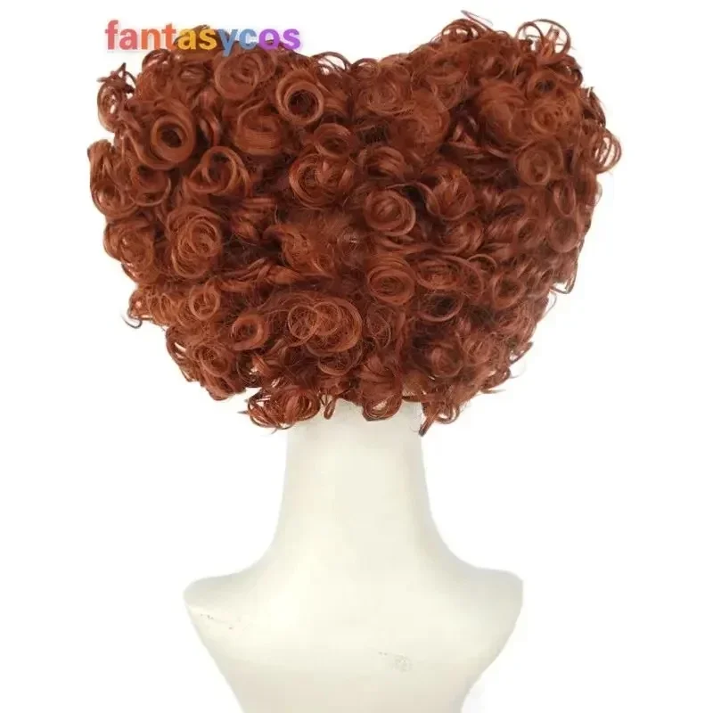 3;d,5'v,6/h\Movie Hocus Pocus Winifred Sarah Mary Sanderson Wig Witch Cosplay Hair Carnival Halloween Role Play Partr;6,b.8'j\f/ - view 3