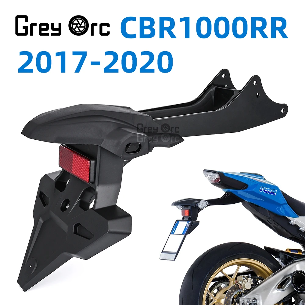 

Moto Rear Fender License Registration Plate Bracket For HONDA CBR1000RR CBR1000 2017-2020 Mudguard Cover