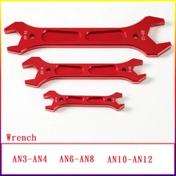 Car repair and modification tool AN aluminum wrench hose joint tool socket wrench adjustable wrench tool set AN3 AN4 AN6 AN8 AN1