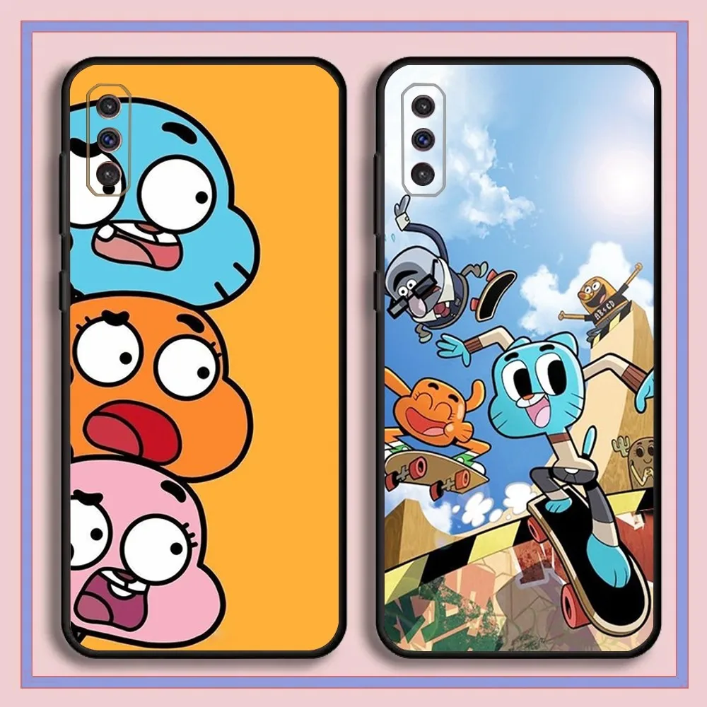 

A-Amazing World of G-Gumball Phone Case For Samsung Galaxy A13,A21s,A22,A31,A32,A52,A53,A71,A80,A91 Black Cover