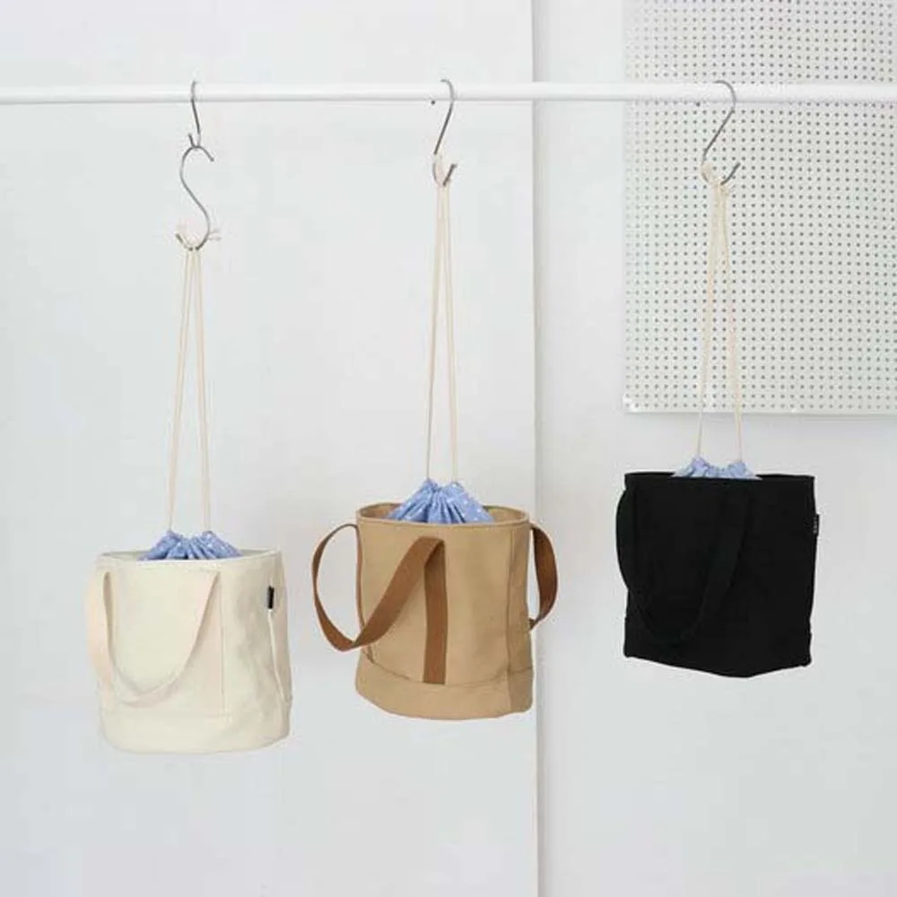 Большая вместительная термоизоляционная сумка, утолщенная парусиновая сумка для обеда на шнурке, полиэстер, ручная изолированная сумка в японском стиле