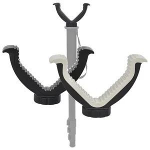 Tactical Rifle Shooting Rack Gun Holder, Gun Rack, 1.4 Thread Attachment, V Yoke for Bipod, Tripod, Hunting Accessories Main Bipode Sales for Rifle - №2