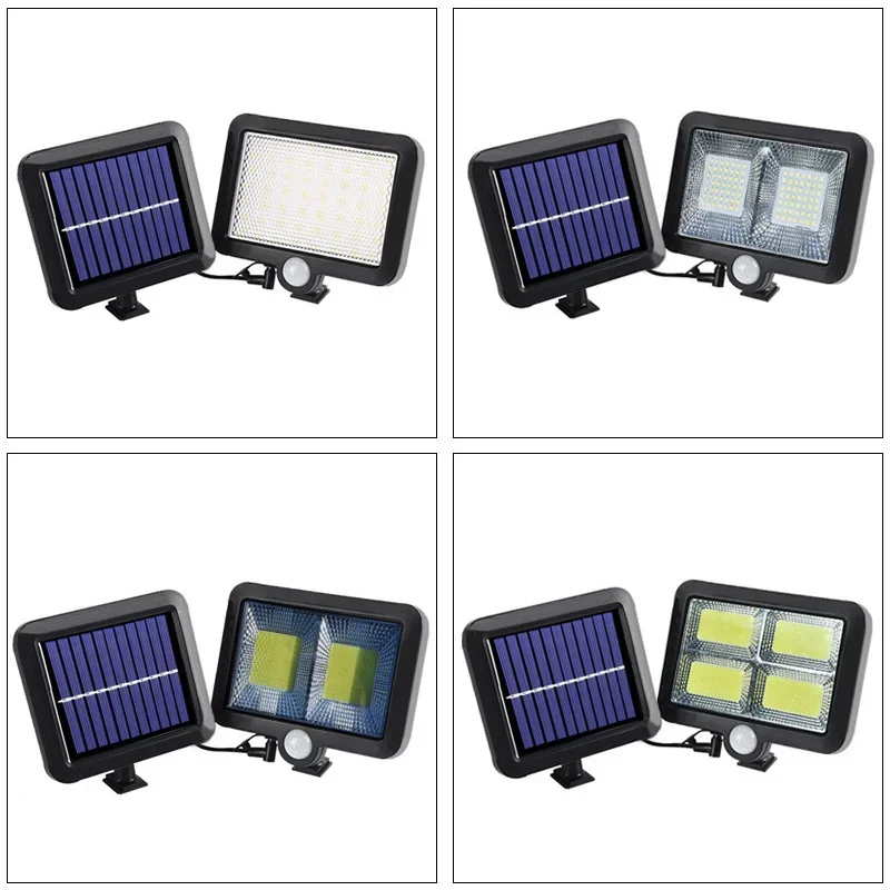 الطاقة الشمسية 100LED سبليت cob التعريفي الجدار مصباح الممر فناء مصباح معلق مصباح الشارع #2