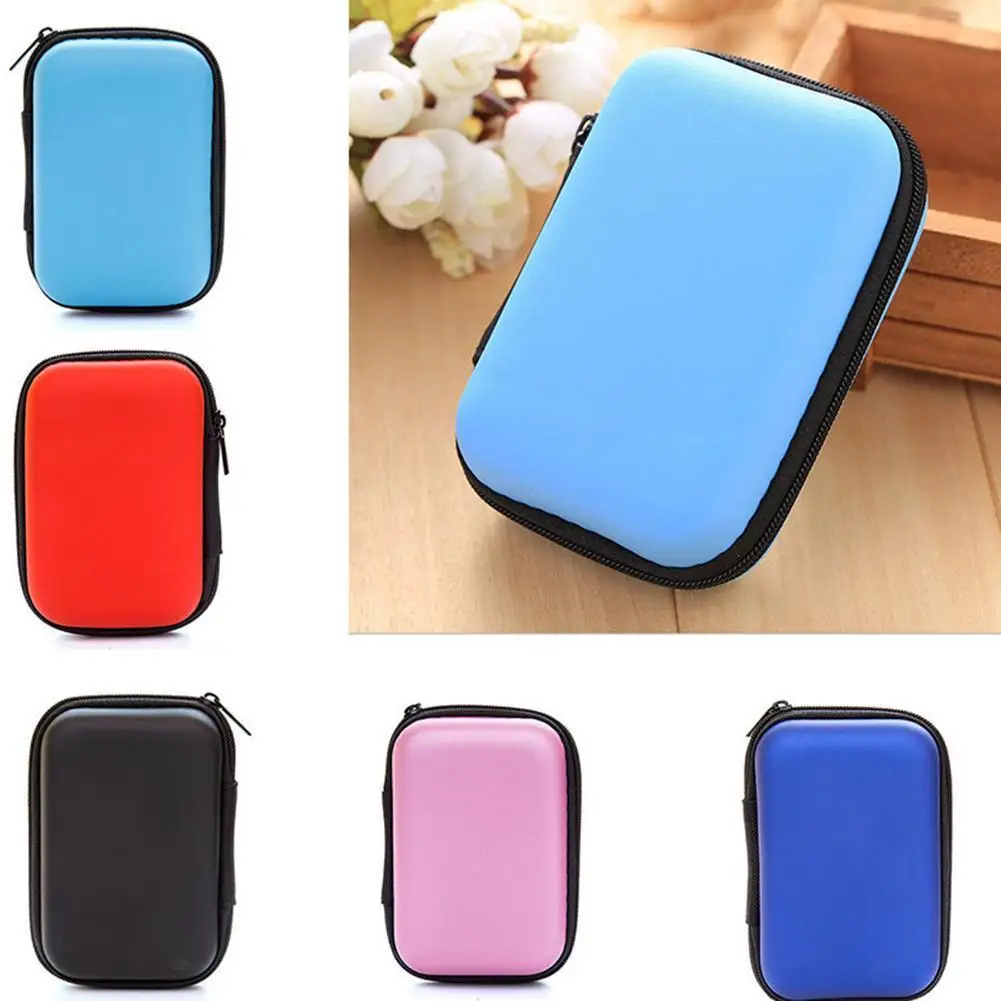 Mini Digital Camera Storage Box Multi-functional Portable EVA Earphone Camera Storage Bag Accessories