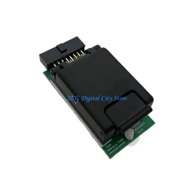 

U75B EMMC BGA221 Adapter IC Socket Programmer V2.0 Double Head Probe Holder BGA221 Programming Adapter for T48 Programmer