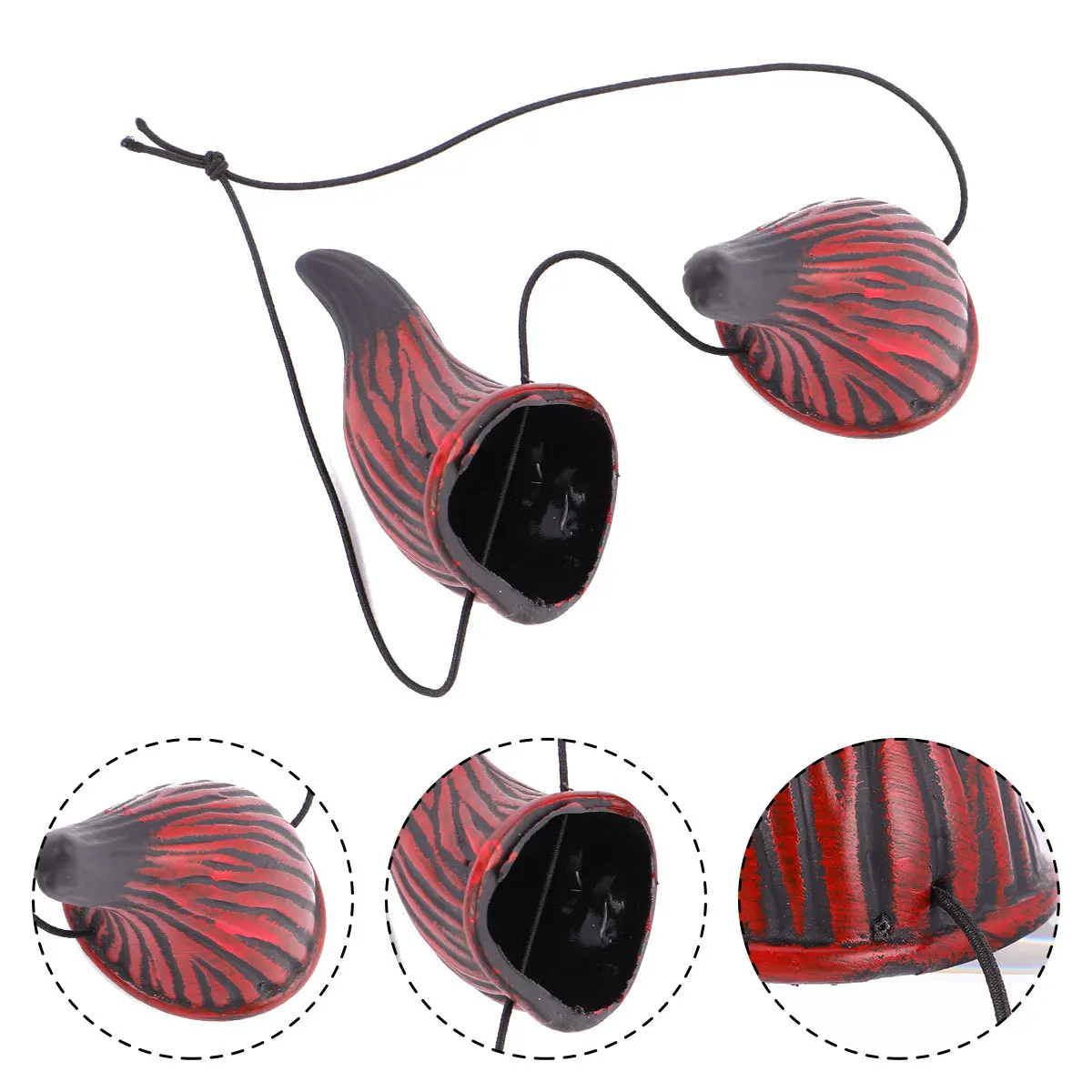 

2Pairs Ox Horn Decoration Halloween Headdress Cosplay Prop Funny Hair Accessories Party Supplies Unique Ornament