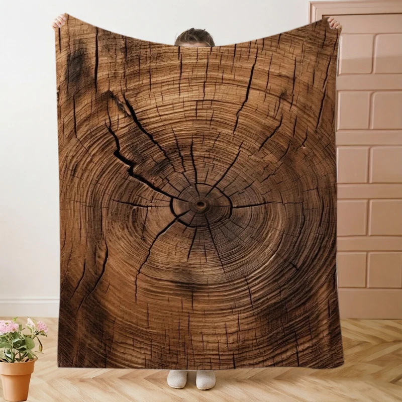 Rustic Theme Throw Blanket  Vi - Textured Throw Natural recension och pris