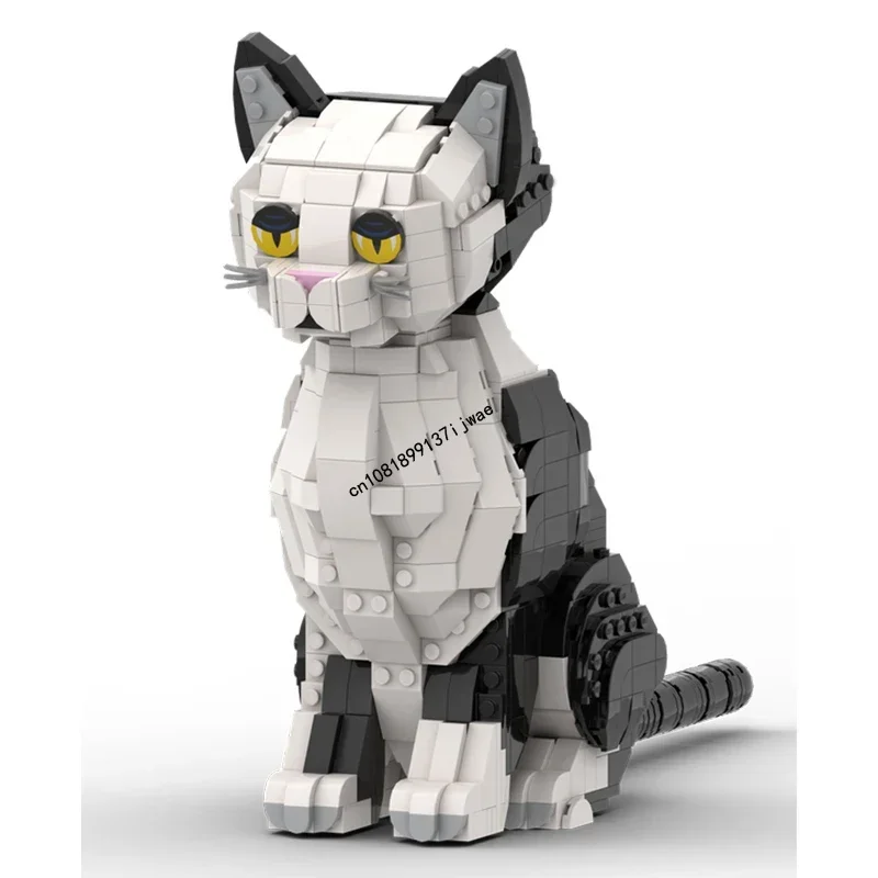 

Новинка, 880 шт., модель домашнего животного и кота, пазлы на заказ, сборка Moc, креативные идеи «сделай сам», детские игрушки, подарки на день рождения, Рождество