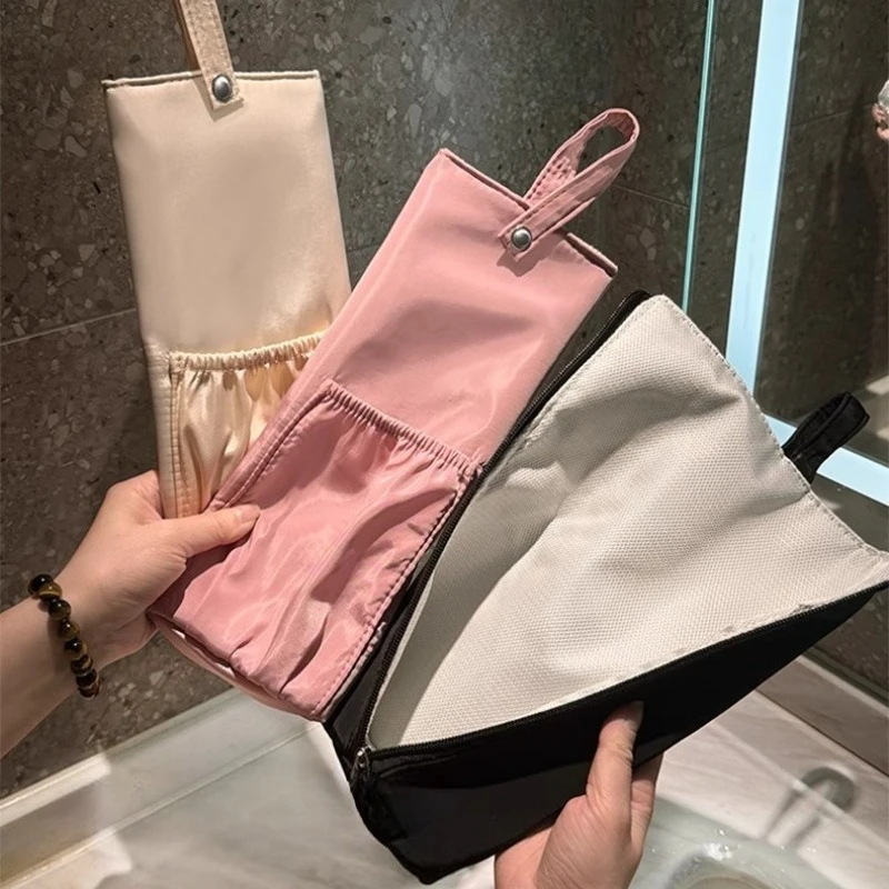 Waterproof Curling Iron Storage Pouch Portable Hair Tool Organizer Heat-Insulating Zippered Hair Curler Storage Bag For Travel