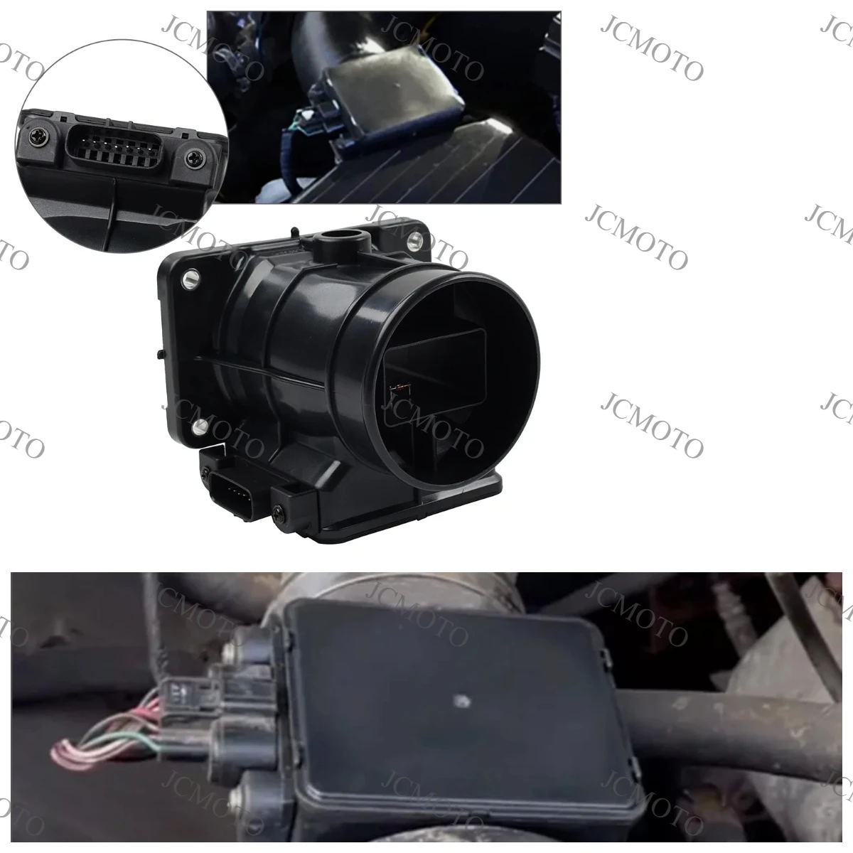Accessories Car Mass Air Flow MAF Sensor 7Pin Plastic Black For Mitsubishi Eclipse For Dodge MD336501 E5T08171