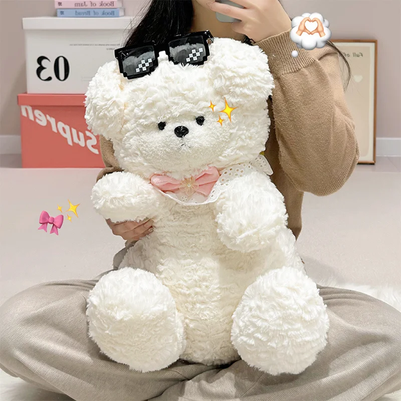 لطيف أرنب ألعاب من القطيفة جميل الحيوان القط الدب محشوة دمية جميلة Peluche Kawaii غرفة ديكور وسادة أريكة السرير وسادة هدية للطفل