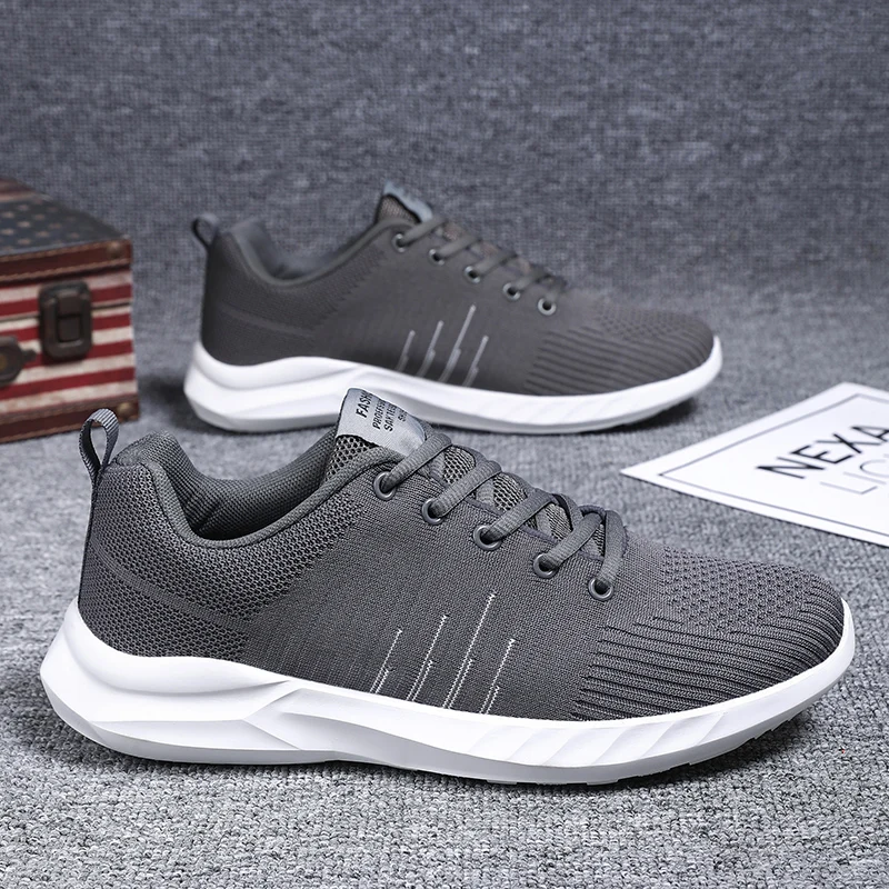 Super Soft Men Sneakers Breathable Mesh Cusual Shoes For Men Sport Footwear For Running And Walking Shoes Plus Size 39-47