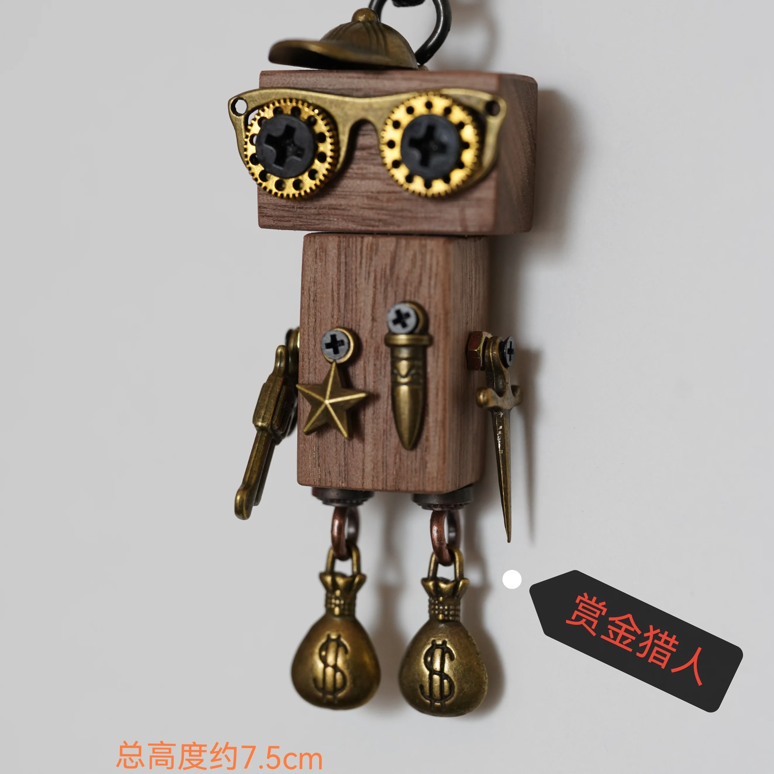 

Fantastic Four, Parent-child Activity DIY Activity Site Handmade Material Bag, Punk Robot, Bag Pendant.