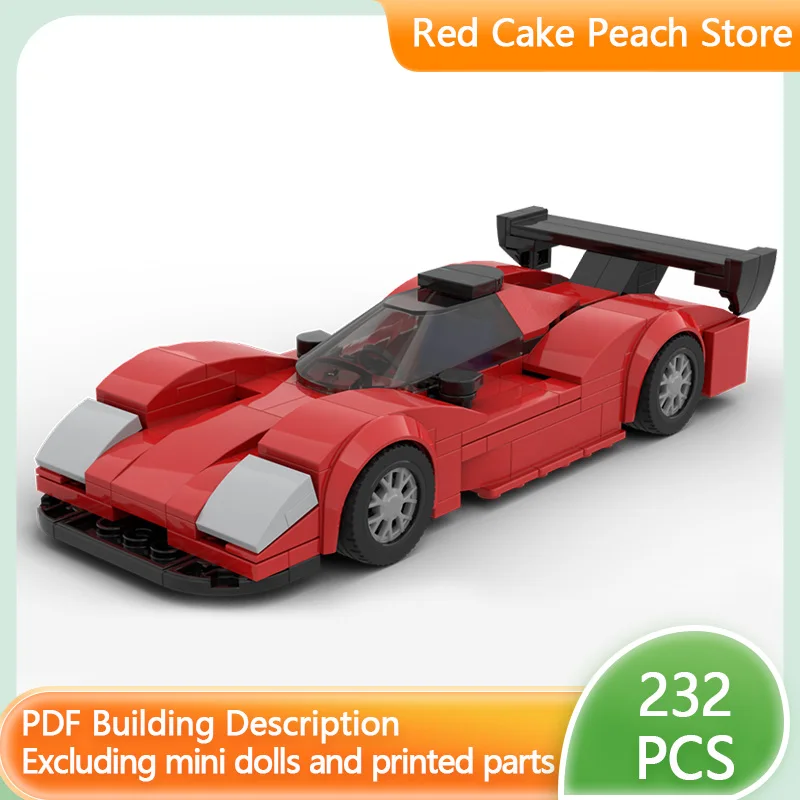 

Speed Racing Car Model MOC Building Bricks P01 WEC IMSA Le Mans Modular Technology Children Holiday Gifts Assemble Toys Suit