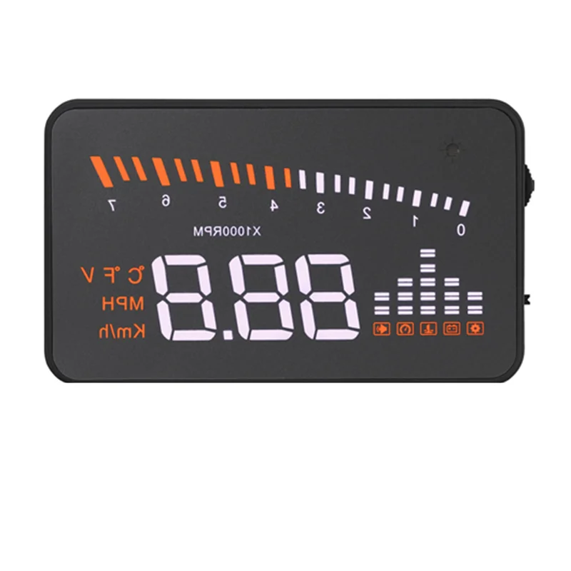 X5 Car HUD Head-Up Display OBD Speed Projector Universal