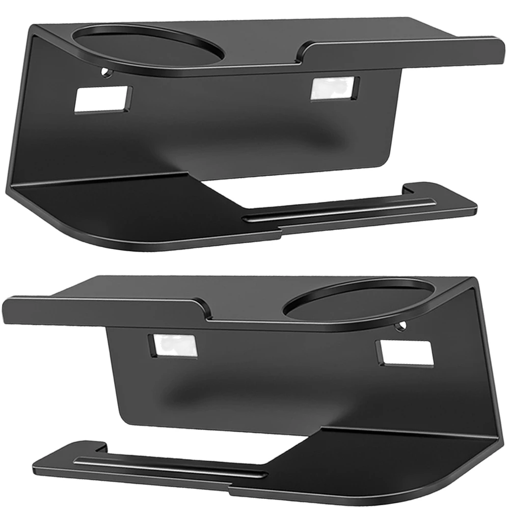 

Toilet Paper Holder Wall Mounted Roll Paper Dispenser Punch-Free Paper Towel Stand Multifunctional for Bathroom Washroom