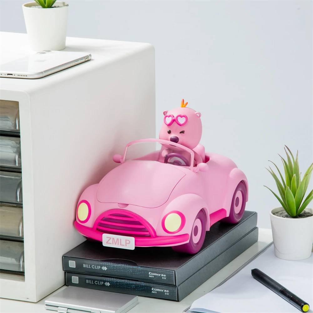 ZANMANG-cubo de coche LOOPY oficial, almacenamiento Kawaii, cine exclusivo, coleccionable, regalos encantadores, decoración de escritorio, 46oz