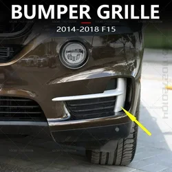 for 2014-2018 F15 BMW X5 35i 35ix 35dx 40ex 50ix Matte Front Bumper Grille Trim 51117303113 51117303114