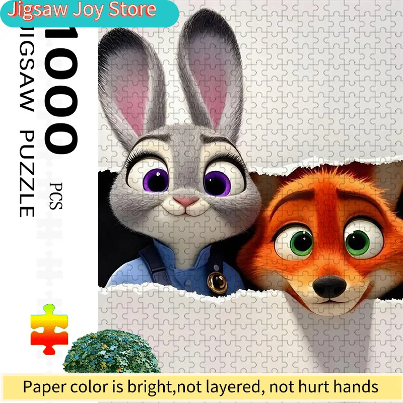 

Пазл «Зоотопия» для всех возрастов — большой пазл с персонажами фильма «Джуди и...», с защитой от царапин, увлекательный и веселый для всей семьи