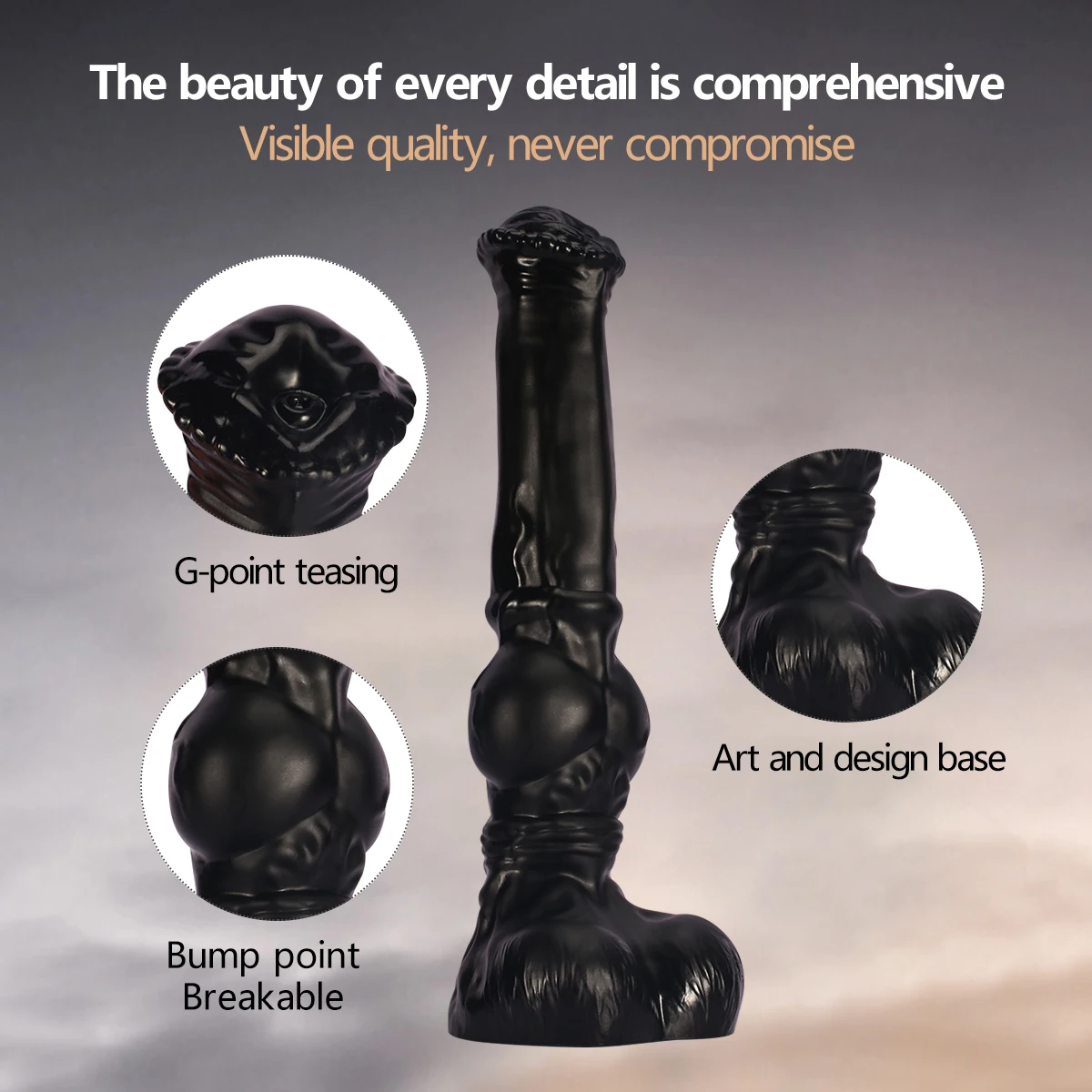 New Animal Dildos Horse Dildo Dog knots Big Dick Huge Penis Anal Butt Plug G-spot Stimulation Masturbation Suction Cup Adult Sex - Image 3