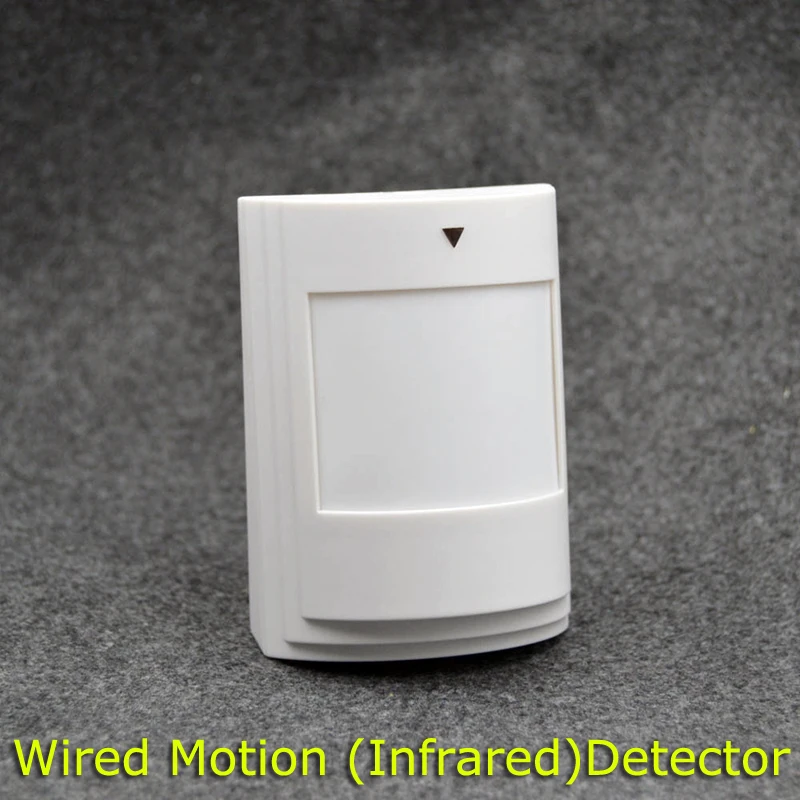 Wired Human Motion Sensor PIR Infrared Detector Indoor Home Security Protection Anti Theft Sensor Compatible With Alarm System