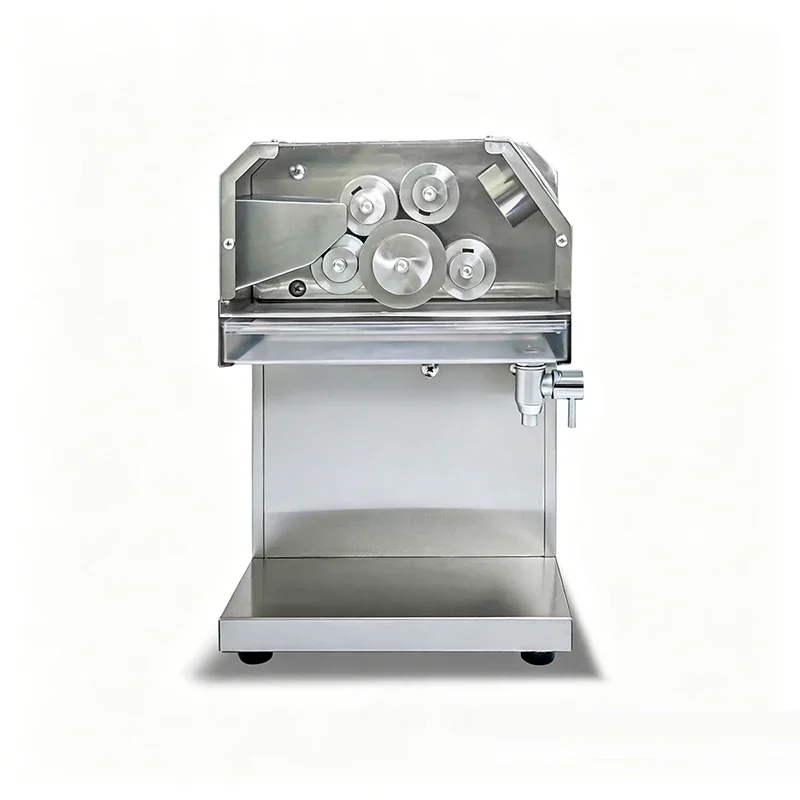 Electric Sugarcane Juicer, Commercial Roller-Press Juicer, Ideal for Beverage Shops, Fruit Shops, and Street Stalls 220V/110V
