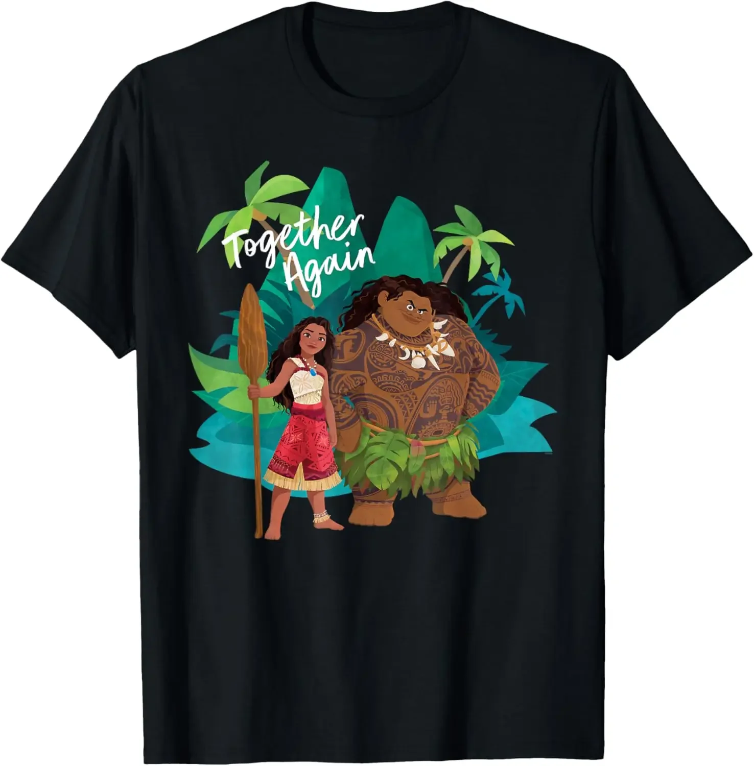

Disney Moana 2 Moana and Maui Together Again T-Shirt