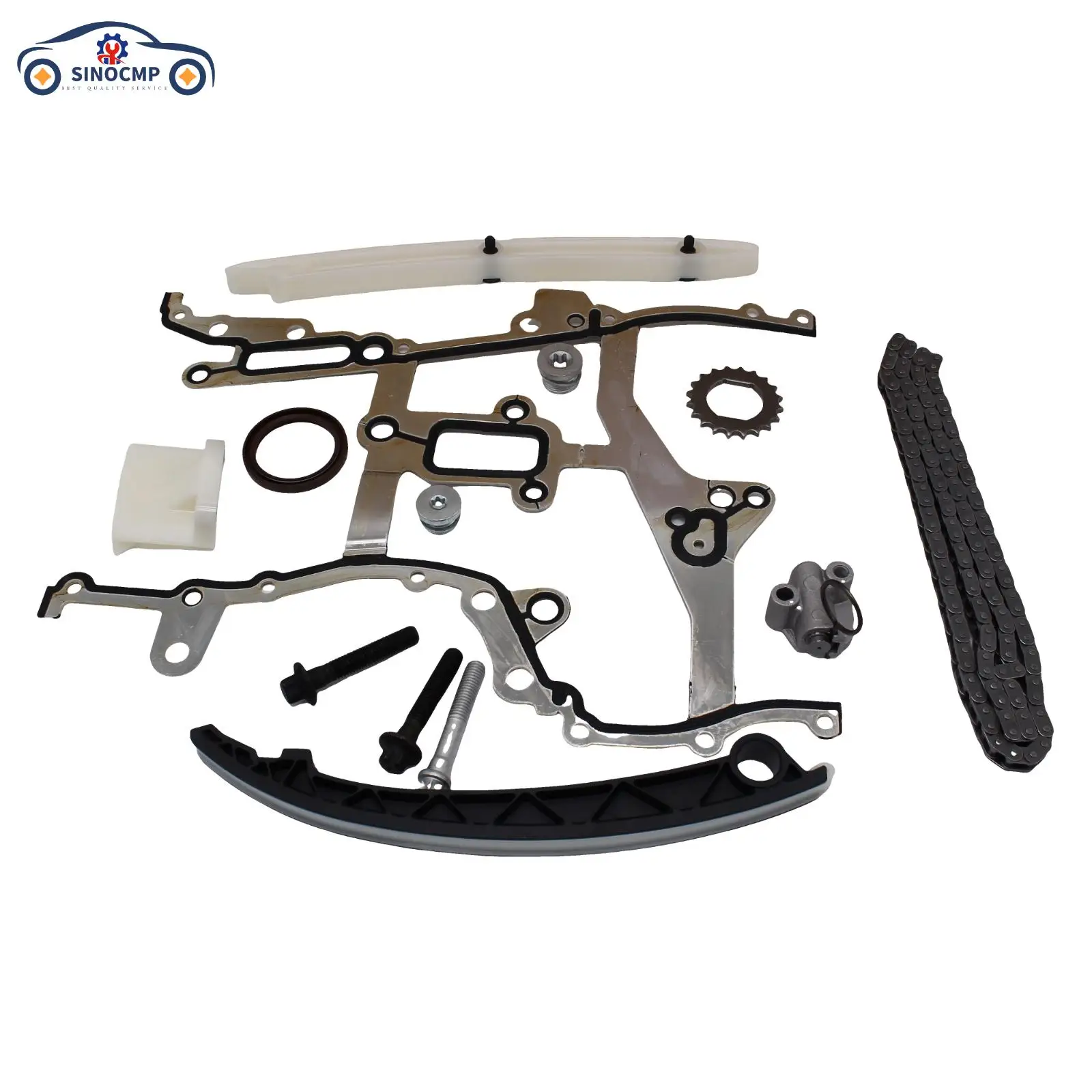 

SI-AT63033 SINOCMP 1Set Timing Chain Kit For Vauxhall Corsa D 1.2 1.4 A12XER A14XEL A14XER A14NET A14NEL Engine 2006-2014