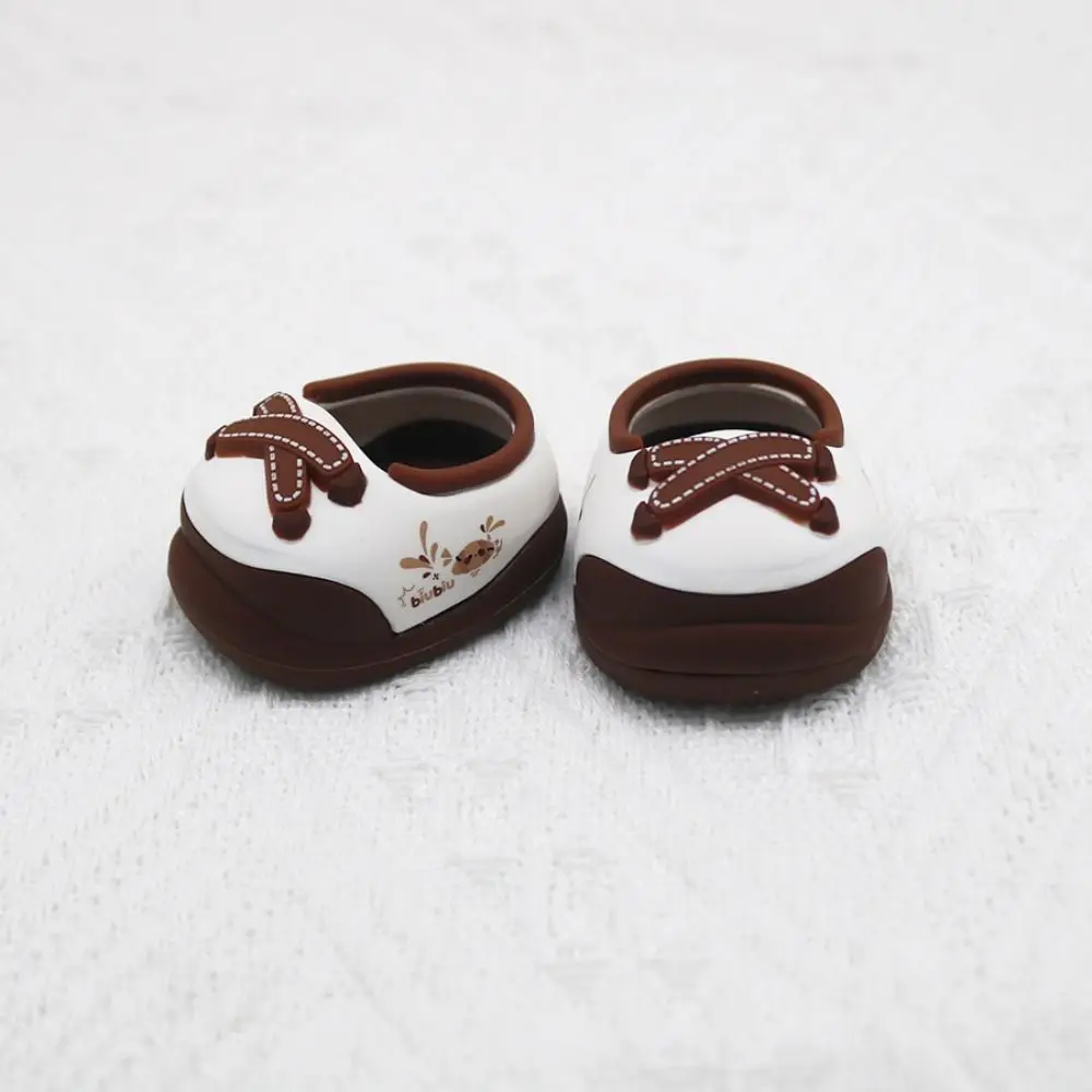 ตกแต่งรอบ Toe รองเท้าตุ๊กตาผ้าฝ้ายมินิน่ารักตุ๊กตารองเท้า HAND-made สามารถยืนรองเท้าตุ๊กตาของเล่น