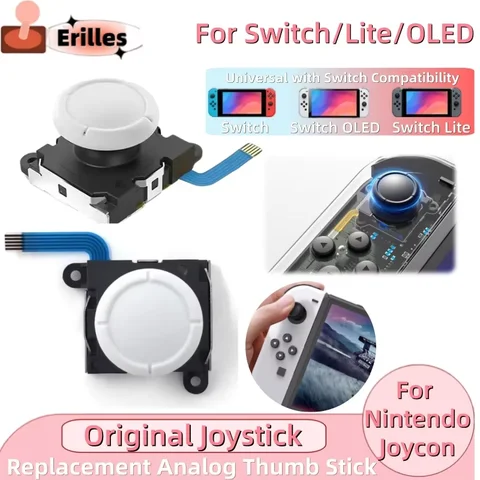 Lot of 2/4/8 Hall Effect Joystick Replacement for Nintendo Switch/Lite/OLED Joycon Analog Thumb Stick No Drifting Sensing Stick