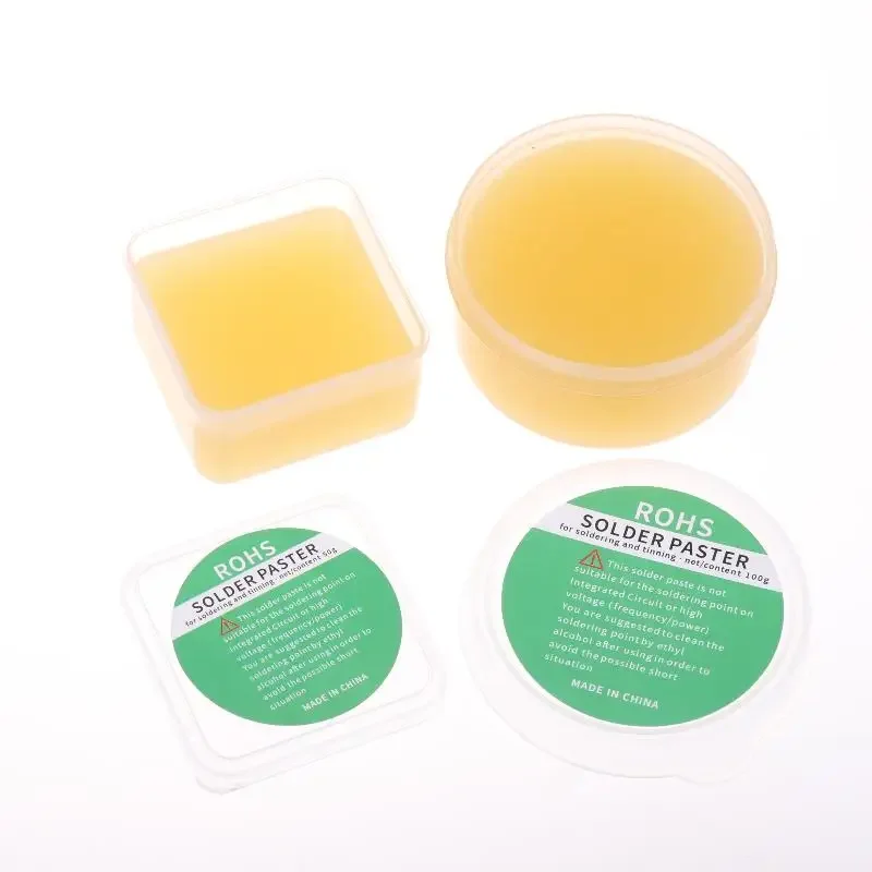 PFULTR 30/50/100G Pasta Solder Profesional untuk Pengelasan, Temperatur Sedang 183 Derajat, Tanpa Perlu Pembersihan, Berbahan Rosin