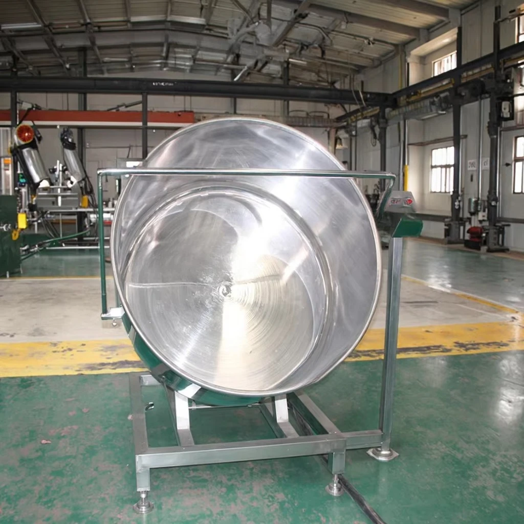 Food grade professional manual peanut coater for coating roasting or coating frying processing line