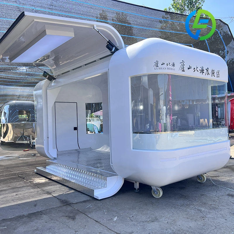 

Hot Sale Small 2025 New Mobile Food Shop Fast Food Car for Sale Mobile Bar Beer Truck Fast Food Trailer Square Trailer