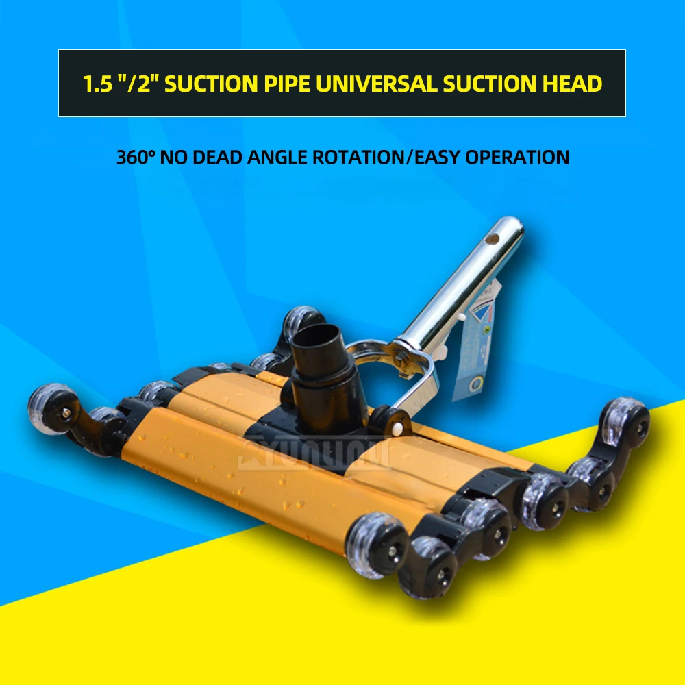 19 Inch Gray All Aluminum Swimming Pool Suction Machine;14 Inch Swimming Pool Cleaning Tool Vacuum Cleaner Suction Cleaner 