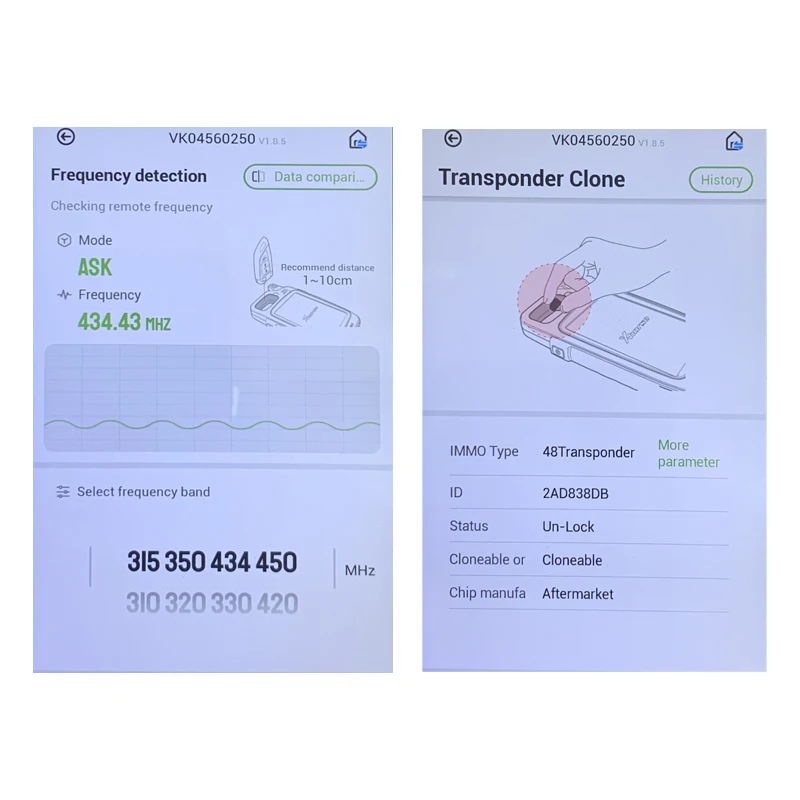 CN 001052   Llave remota plegable de 3 botones 434MHz con chip ID48 5K0 837 202 AD para Volkswagen