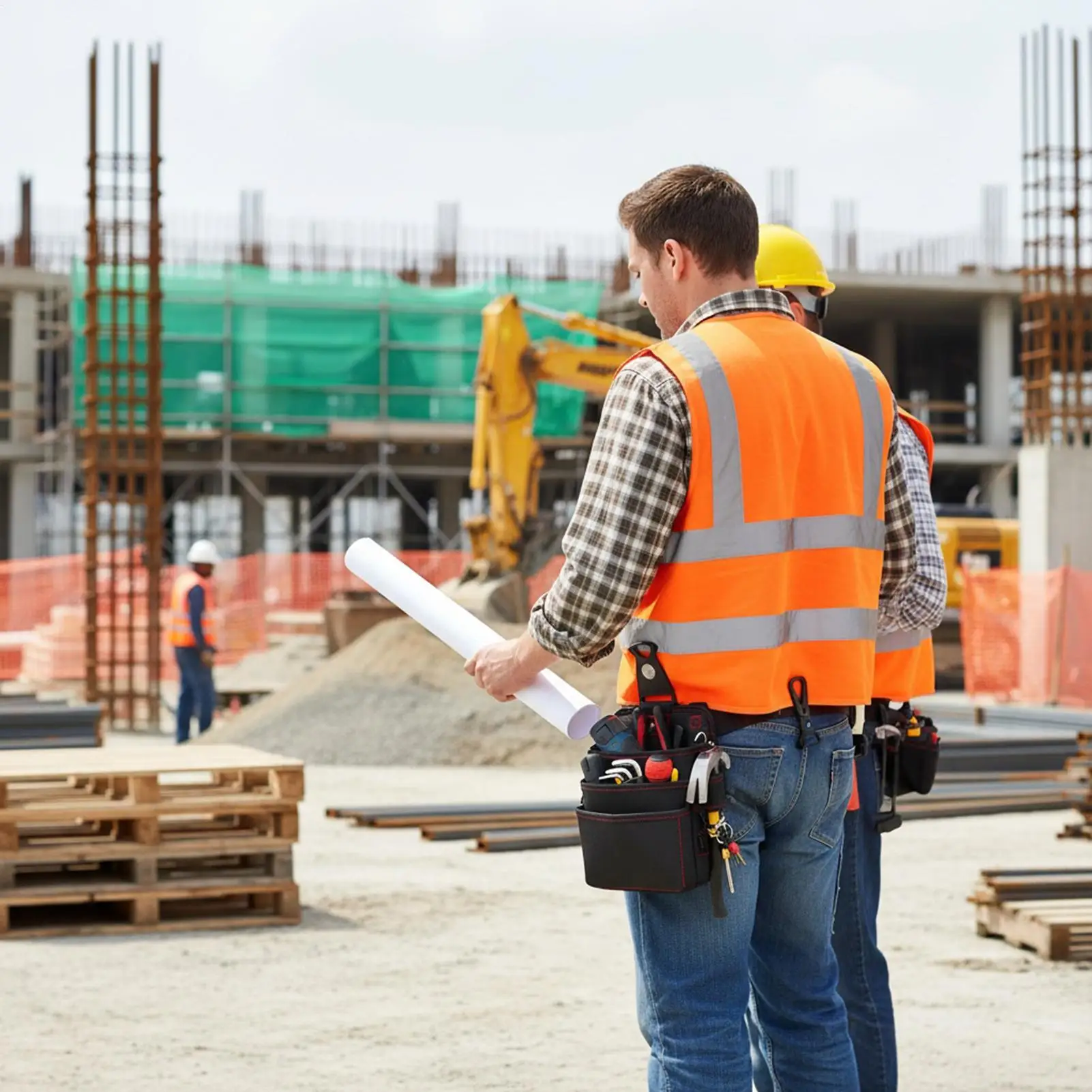 

Ремень для инструментов, 3-слойный водонепроницаемый рюкзак Оксфорд, поясной держатель, рабочий пояс, сумка для электрика, строительная работа, плотник, сад