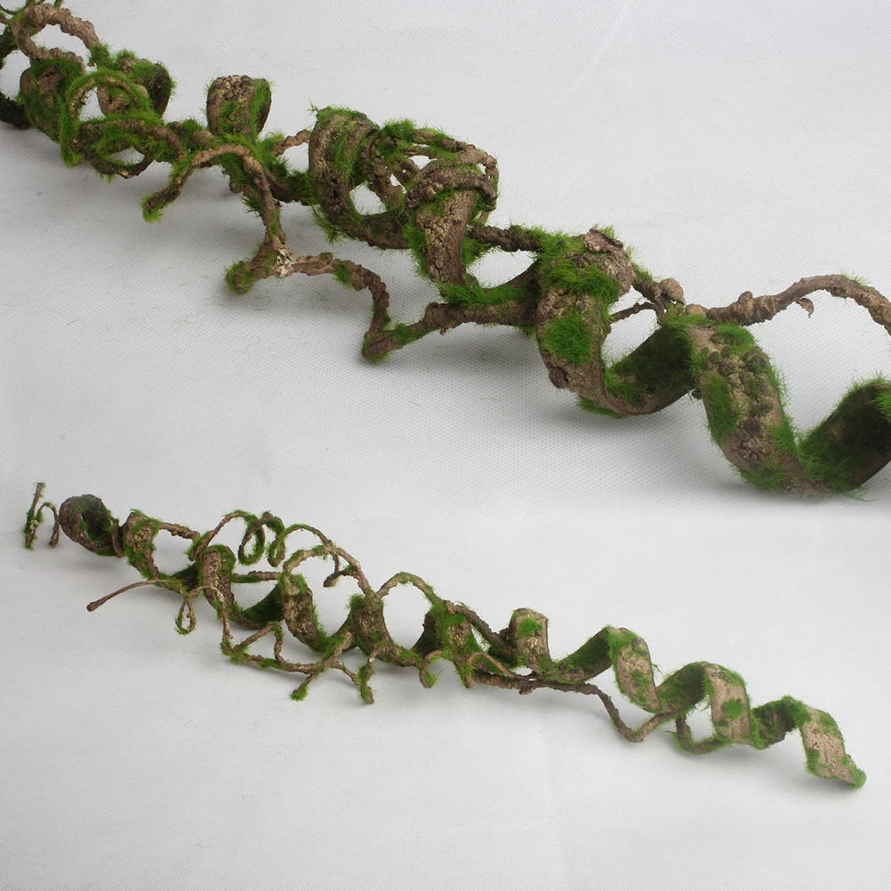 

Artificial Climbing Vine For Terrarium Decor Jungle Branch Lizard Pet Plant Decoration Reptile Cage Accessories