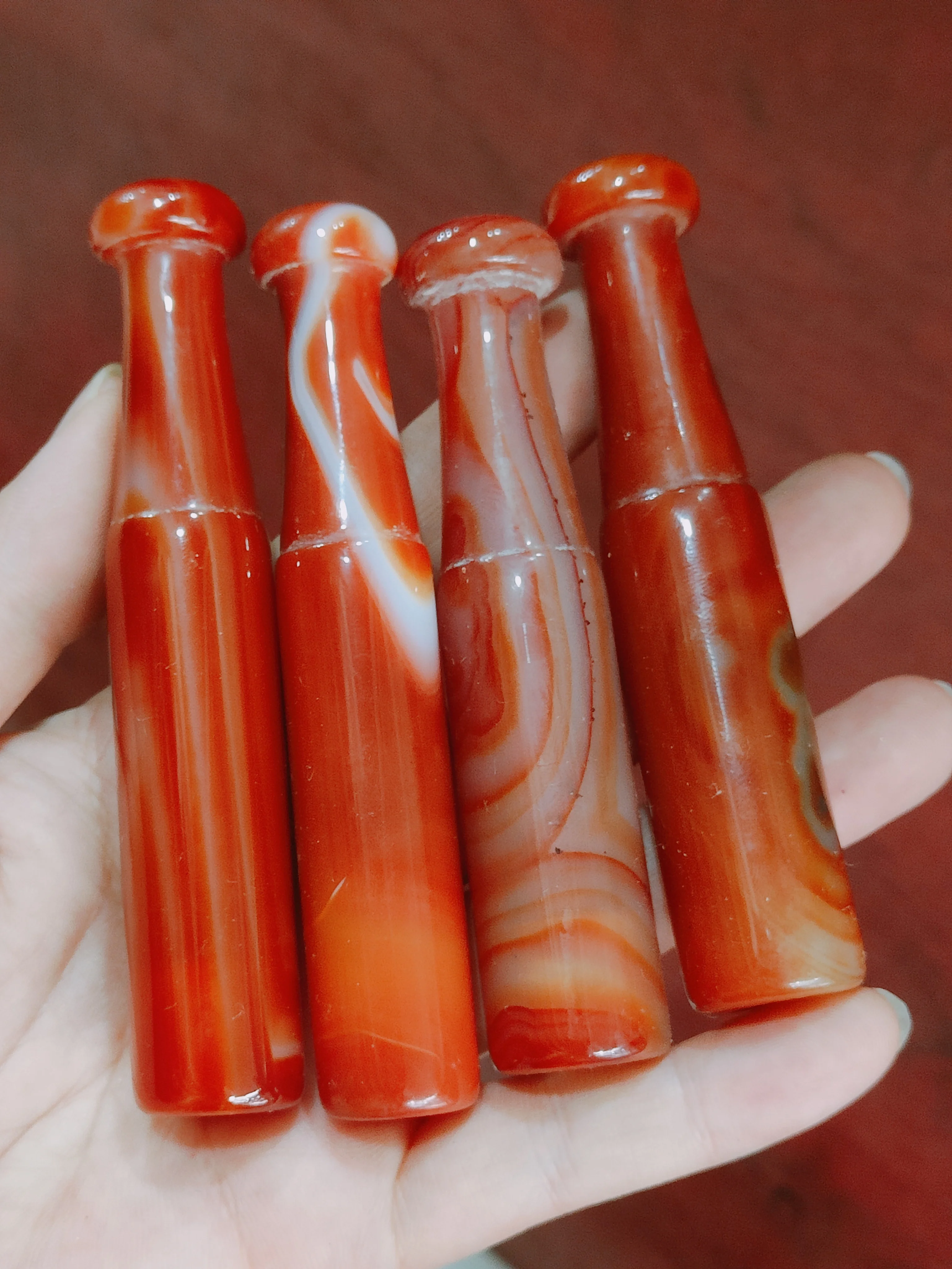 

Chinese natural agate cigarette filter pipe