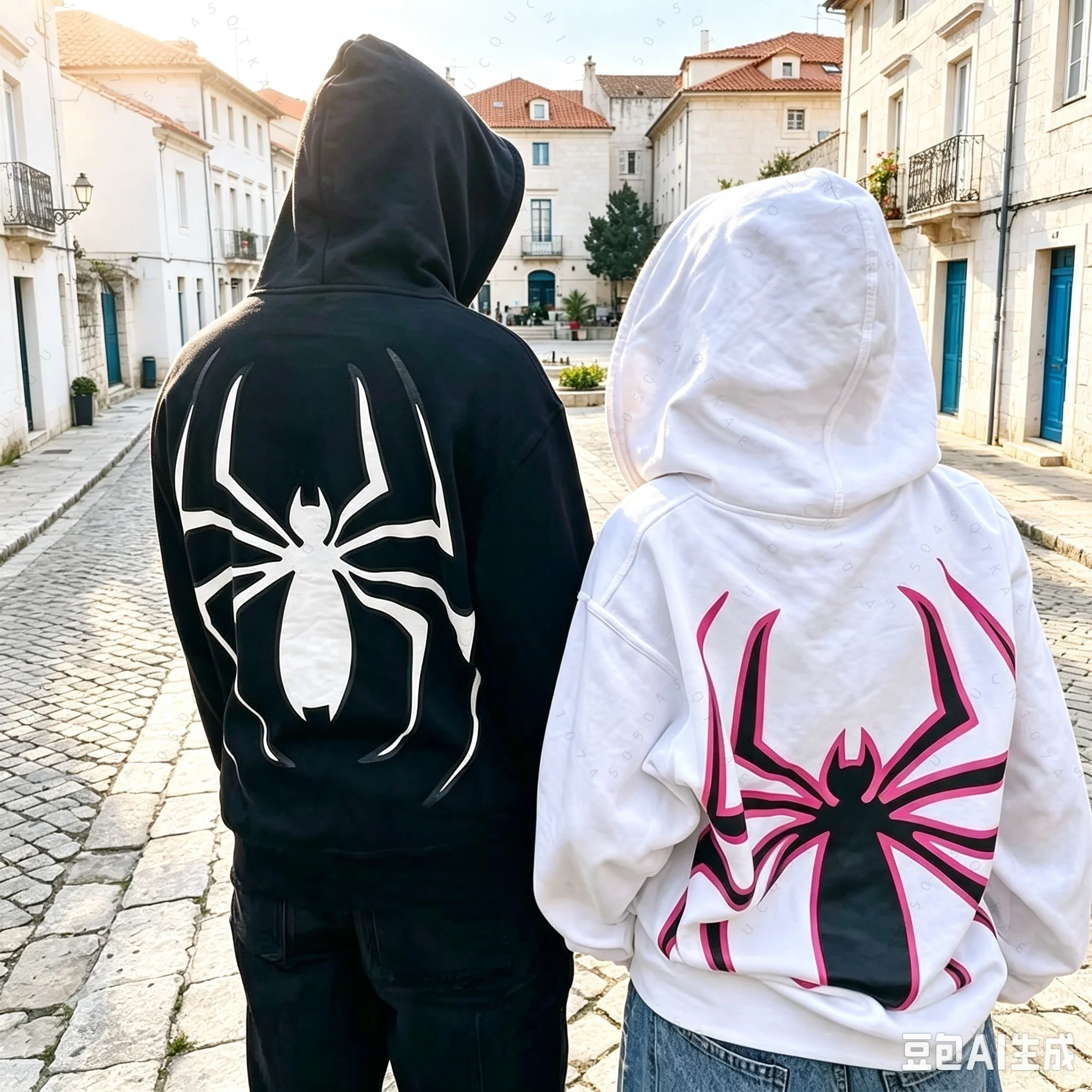 Biology Spider Print Hoodie Women Men Streetwear Harajuku Graphic Oversized Jacket Hood Shirt Punk Gothic Y2k Hiking Sweatshirt