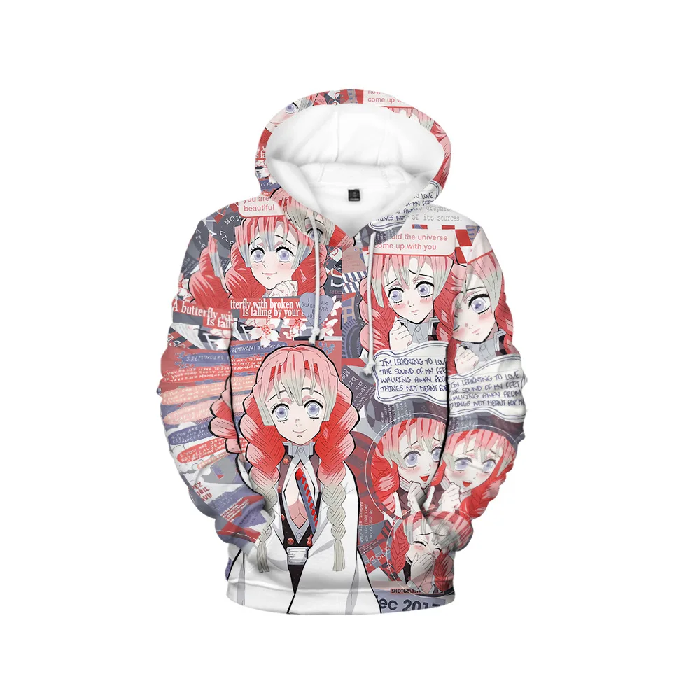 

New Hooded Cartoon Ghost Exterminator Blade Sweater Series 3D Digital Printing Casual Hooded Jacket