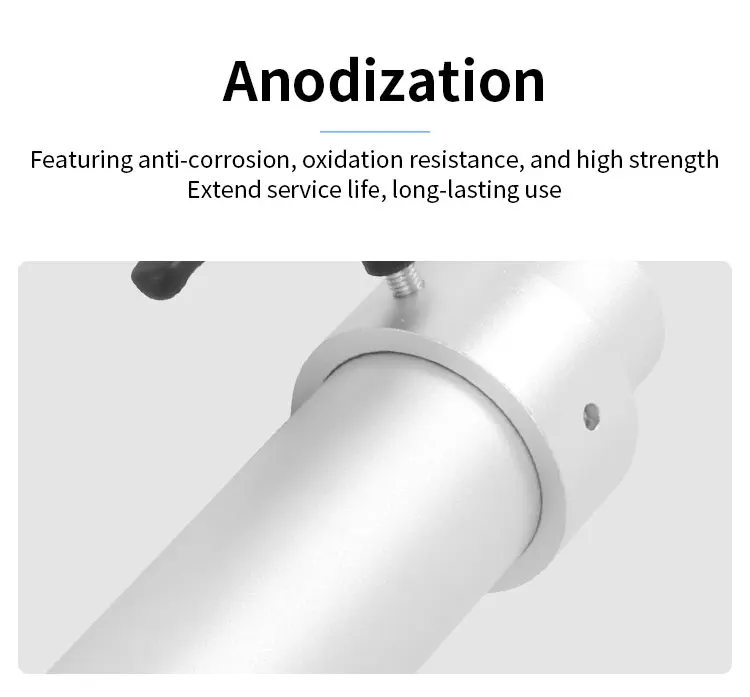 HEYRV RV Table Leg Detachable Aluminum Alloy Caravan Table Leg 453-741mm Height Range Table Pedestal Stand Base