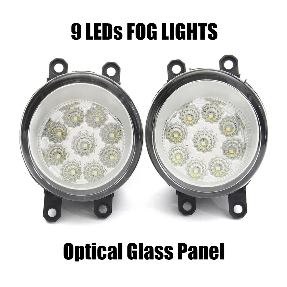 Led Fog Lights with Glass Cover Car DRL Daytime Running Light PTF H11 Fog Lamp for Toyota Camry XV40 Hybird 2009 2010 2011